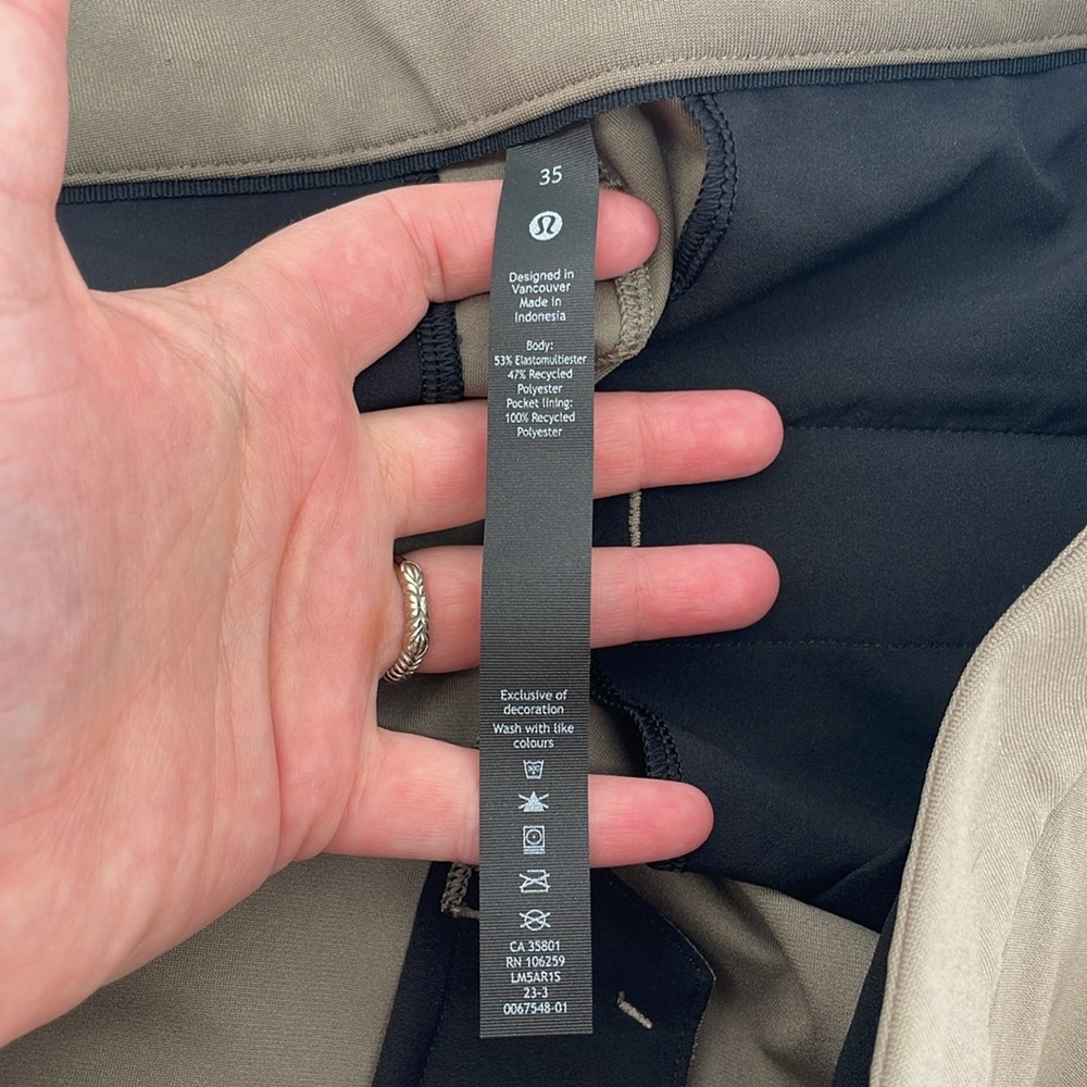Lululemon ABC Pants in Brown 35 G6 - Picture 3 of 6